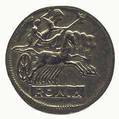 Image showing Vintage Roman coin