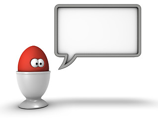 Image showing easter speech bubble