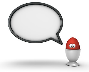 Image showing easter speech bubble