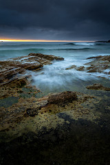 Image showing Moody morning at Cronulla Beach