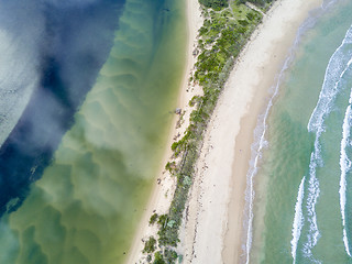 Image showing Fresh or Salty water- aerial views