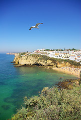 Image showing Beach of Carvoeiro.