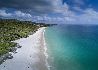 Image showing Idyllic Hyams Beach Australia