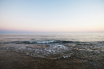 Image showing Evening at Alanya coast