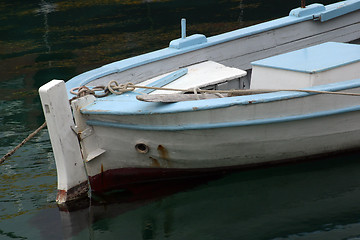 Image showing Old rowing boat