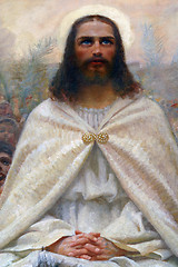 Image showing Jesus on Palm Sunday