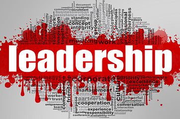 Image showing Leadership word cloud