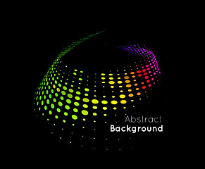 Image showing Abstract color vector background