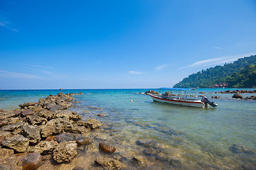 Image showing Air Batang (ABC) beach, Tioman Island