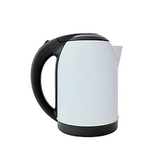 Image showing White kettle isolated on white