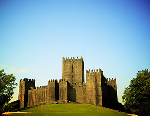 Image showing Portuguese Guimaraes Castle