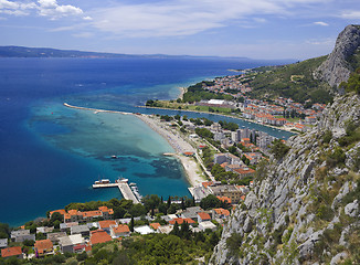 Image showing Omis Town Croatia