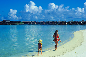 Image showing resort at maldives island 