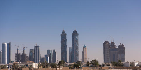 Image showing Panorama Dubai city