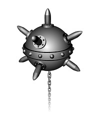 Image showing Naval mine vector illustration