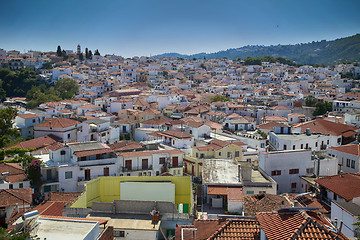 Image showing Skiathos town on Skiathos island, Greece