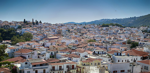 Image showing Skiathos town on Skiathos island, Greece