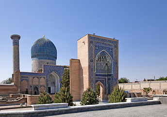 Image showing Gur-e-Amir Mausoleum, Samarkand, Uzbekistan