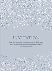 Image showing Vector Floral invitations