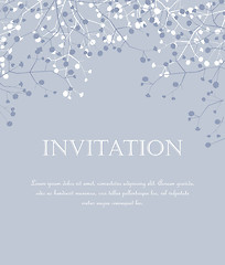 Image showing Vector Floral invitations