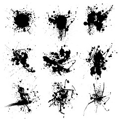 Image showing black splat collect