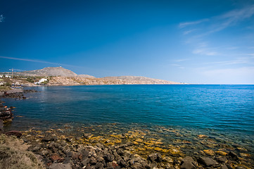 Image showing Santorini sea view