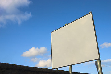 Image showing Blank Sign