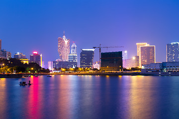 Image showing Macao city night