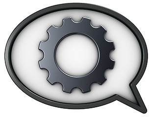 Image showing industrial speech bubble