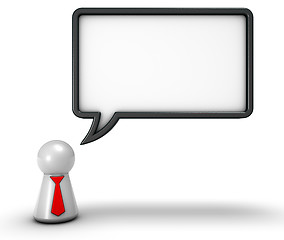 Image showing speech bubble and token