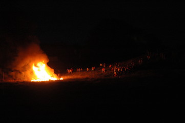 Image showing Internment Bonfire