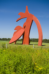 Image showing editorial Stargazer sculpture Manorville, New York