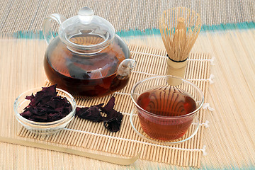 Image showing Dulse Seaweed Tea Health Drink