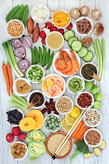 Image showing Macrobiotic Healthy Food Sampler