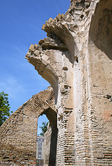 Image showing Ruined wall of Gur-e-Amir mausoleum, Samarkand