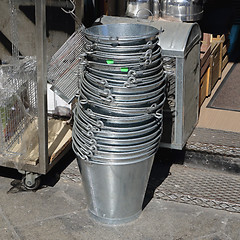 Image showing Metal Buckets