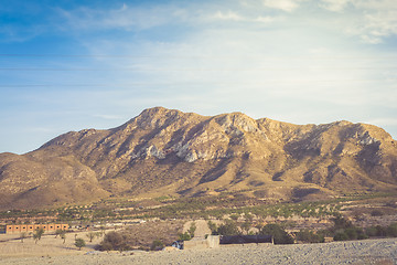 Image showing Panoramic view to the mountains