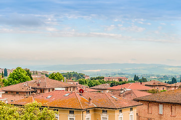 Image showing Panoramic view in Siena