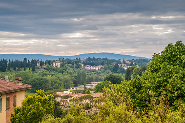 Image showing Panoramic view in Siena