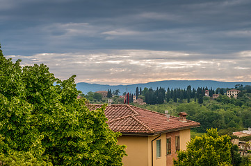 Image showing Panoramic view in Siena