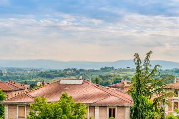 Image showing Panoramic view in Siena