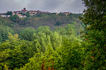 Image showing Country view at the european Alps