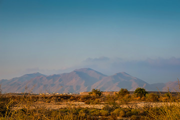 Image showing Serene landscape in natural park, Almeria