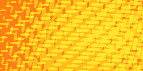 Image showing yellow red halftone background