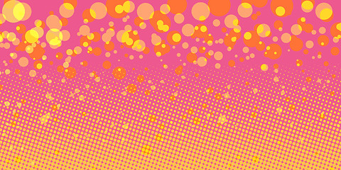 Image showing red orange bubbles