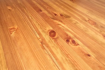 Image showing Wood desk lumber