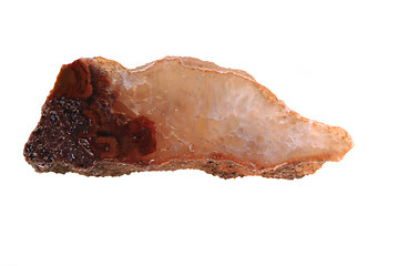 Image showing brown agate isolated