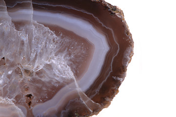 Image showing brown agate texture 