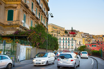 Image showing Naples road traffic, Italy