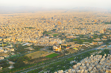 Image showing Tehran overview, Iran